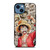 LUFFY WANTED POSTER PATTERN  iPhone 14 Case Cover