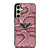 PRADA MILANO LOGO PINK SNAKE TEXTURE Samsung Galaxy S24 FE Case Cover
