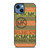 MICHAEL KORS PEACH STRIPE  iPhone 14 Case Cover MICHAEL KORS PEACH STRIPE  iPhone 14 Case Cover