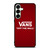 VANS OFF THE WALL RED CARBON Samsung Galaxy S25 Plus Case Cover