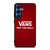 VANS OFF THE WALL RED CARBON Samsung Galaxy S25 Case Cover