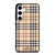 COACH NEW YORK LOGO X BURBERRY PATTERN Samsung Galaxy S24 Case Cover