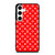 LOUIS VUITTON LV LOGO RED PATTERN Samsung Galaxy S24 Case Cover