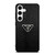 PRADA MILANO BLACK LEATHER Samsung Galaxy S24 Case Cover