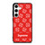 SUPREME FUCK EM PATTERN Samsung Galaxy S24 Case Cover