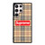 BURBERRY X SUPREME Samsung Galaxy S23 Ultra Case Cover