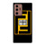FENDI ROMA YELLOW LOGO Samsung Galaxy Note 20 Ultra Case Cover