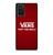 VANS OFF THE WALL RED CARBON Samsung Galaxy Note 20 Case Cover