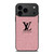 LOUIS VUITTON LV PINK SPARKLE iPhone 17 Pro Max Case Cover