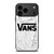 VANS LOGO BROKEN WHITE iPhone 17 Pro Max Case Cover