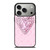 LOUIS VUITTON LOGO PINK HEART DIAMOND iPhone 17 Pro Case Cover