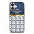COACH NEW YORK LOGO ON BLUE LEATHER iPhone 17 Case Cover
