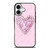 LOUIS VUITTON LOGO PINK HEART DIAMOND iPhone 17 Case Cover