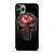 KANSAS CITY CHIEF PUNISHER SKULL LOGO  iPhone 11 Pro Max Case Cover