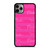 PINK NATION LUXE DOG STRIPE  iPhone 11 Pro Max Case Cover
