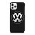 VW VOLKSWAGEN BLACK CARBON  iPhone 11 Pro Case Cover