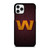 WASHINGTON COMMANDERS WOOD LOGO  iPhone 11 Pro Case Cover WASHINGTON COMMANDERS WOOD LOGO  iPhone 11 Pro Case Cover
