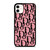 DIOR PINK PATTERN  iPhone 11 Case Cover