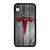 TESLA WOODEN LOGO  iPhone XR Case Cover