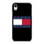 TOMMY HILFIGER BLACK LOGO  iPhone XR Case Cover TOMMY HILFIGER BLACK LOGO  iPhone XR Case Cover