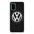 VW VOLKSWAGEN BLACK CARBON  Samsung Galaxy S20 Plus Case Cover
