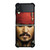 JACK SPARROW FACE PIRATES OF THE CARIBBEAN  Samsung Galaxy Z Flip 3 Case Cover