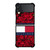 TOMMY HILFIGER ROSES LOGO  Samsung Galaxy Z Flip 3 Case Cover