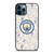 MANCHESTER CITY PUMA PATTERN  iPhone 12 Pro Max Case Cover