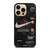 NIKE OFF WHITE FLORAL LOGO  iPhone 14 Pro Max Case Cover