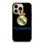 REAL MADRID FOOTBALL BLACK LOGO  iPhone 14 Pro Max Case Cover REAL MADRID FOOTBALL BLACK LOGO  iPhone 14 Pro Max Case Cover