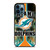 MIAMI DOLPHINS STRIPE NFL LOGO  iPhone 12 Pro Max Case Cover MIAMI DOLPHINS STRIPE NFL LOGO  iPhone 12 Pro Max Case Cover