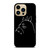 TOTORO ANIME BLACK  iPhone 14 Pro Max Case Cover