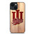 INDIANA HOOSIERS WOOD LOGO iPhone 14 Plus Case Cover