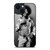 JIMI HENDRIX GUITARIST BLACK WHITE iPhone 14 Plus Case Cover