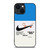 NIKE AIR JORDAN 1OFF WHITE BLUE iPhone 14 Plus Case Cover NIKE AIR JORDAN 1OFF WHITE BLUE iPhone 14 Plus Case Cover