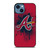 ATLANTA BRAVES BRUSHED SYMBOL iPhone 14 Case Cover