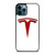 TESLA RED EMBLEM  iPhone 12 Pro Max Case Cover
