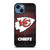 KANSAS CITY CHIEFS METAL iPhone 14 Case Cover