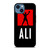 MUHAMMAD ALI BOXER SYMBOL iPhone 14 Case Cover