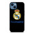 REAL MADRID FOOTBALL BLACK LOGO iPhone 14 Case Cover