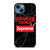 STRANGER THINGS X SUPREME LOGO iPhone 14 Case Cover