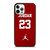 AIR JORDAN 23 RED DOTTED  iPhone 12 Pro Case Cover