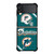 MIAMI DOLPHINS FOOTBALL HELMET LOGO Samsung Galaxy Z Flip 3 Case Cover