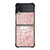 MICHAEL KORS PINK FABRIC Samsung Galaxy Z Flip 3 Case Cover