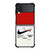 NIKE AIR JORDAN 1OFF WHITE RED Samsung Galaxy Z Flip 3 Case Cover