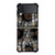 VERCASE CAMO LEAF BLACK WHITE Samsung Galaxy Z Flip 3 Case Cover