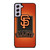 SAN FRANCISCO BASEBALL EMBLEM CARBON Samsung Galaxy S21 FE Case Cover