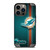 MIAMI DOLPHINS FOOTBALL METAL LOGO 2 iPhone 13 Pro Case Cover MIAMI DOLPHINS FOOTBALL METAL LOGO 2 iPhone 13 Pro Case Cover
