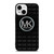 MICHAEL KORS BLACK PATTERN iPhone 13 Mini Case Cover MICHAEL KORS BLACK PATTERN iPhone 13 Mini Case Cover