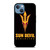 ARIZONA STATE SUN DEVILS FOOTBALL LOGO iPhone 13 Case Cover